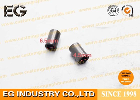 China Cylinder Custom Graphite Molds Casting Diamond Wire Saw Bead Buttons 4.5 / 7.2mm Diameter supplier